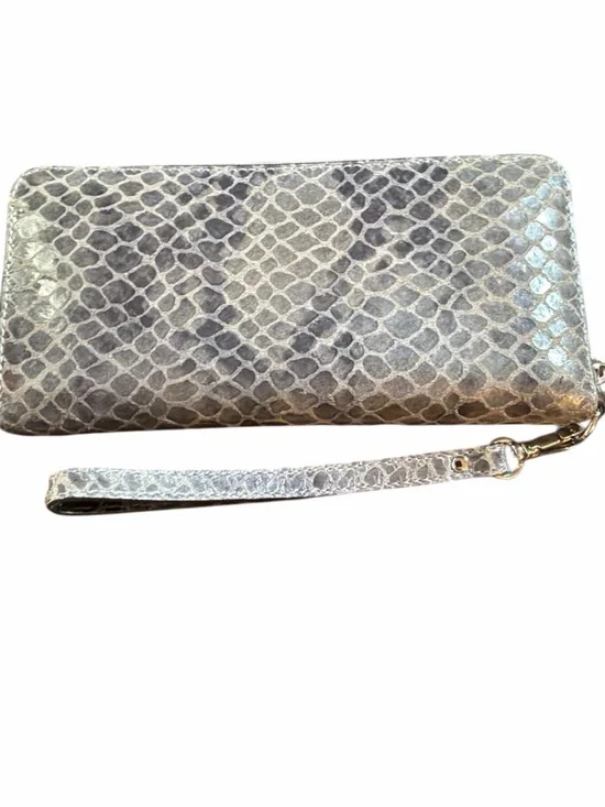 ✨ Michael Kors Cynthia Snakeskin Embossed Satchel & Matching Wallet Set ✨ - Picture 9 of 11